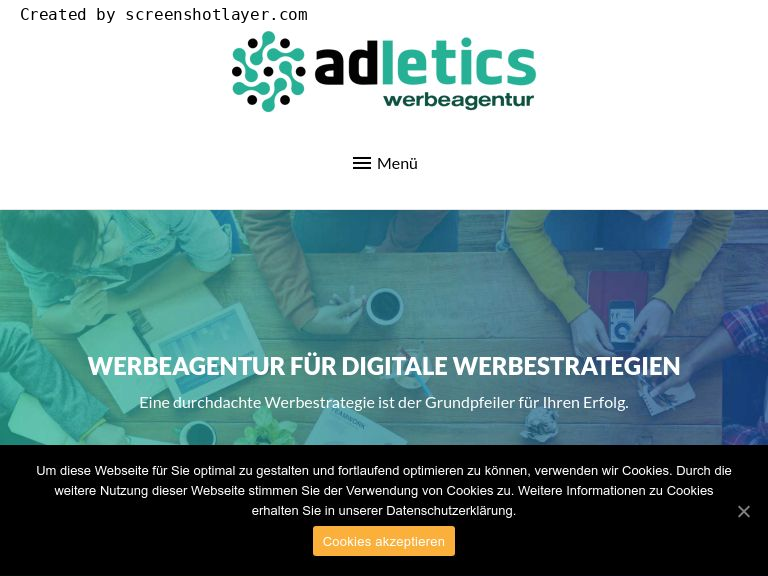 Firmenlogo vom Unternehmen adletics Werbeagentur aus Wiesbaden