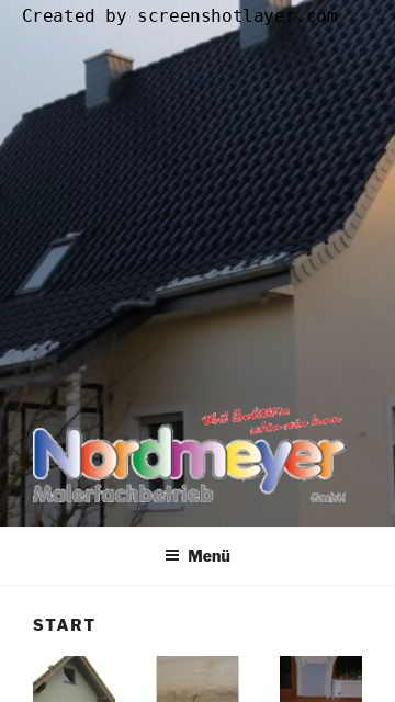 Firmenlogo vom Unternehmen Nordmeyer Malerfachbetrieb GmbH aus Lage