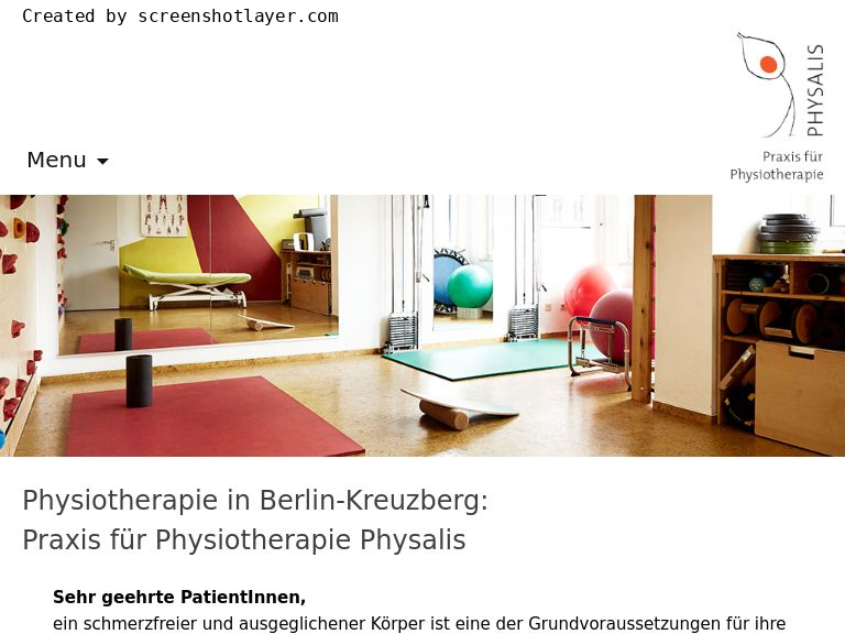 Firmenlogo vom Unternehmen Physiotherapie in Kreuzberg Physalis aus Berlin Kreuzberg