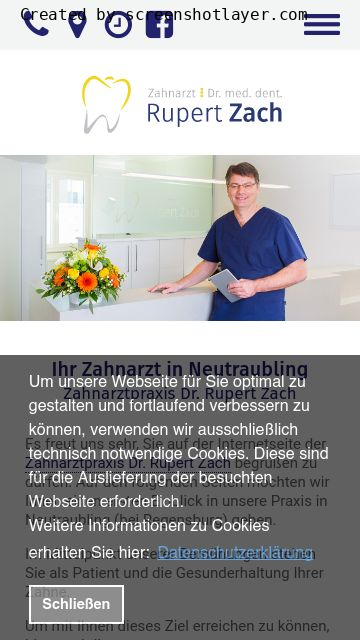 Firmenlogo vom Unternehmen Zahnarztpraxis Dr. Rupert Zach aus Neutraubling