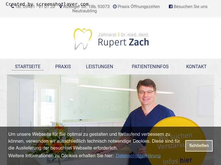 Firmenlogo vom Unternehmen Zahnarztpraxis Dr. Rupert Zach aus Neutraubling