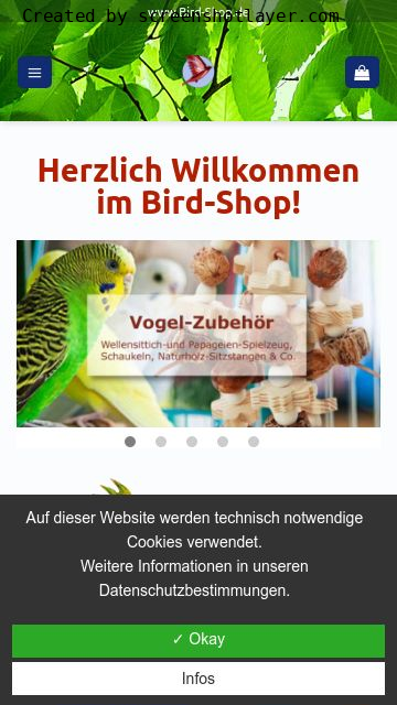 Firmenlogo vom Unternehmen Bird-Shop.de aus Winsen