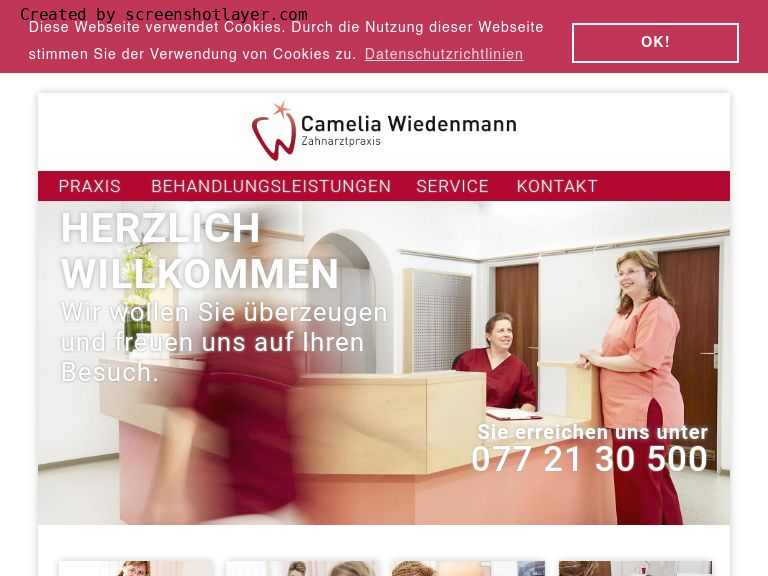 Firmenlogo vom Unternehmen Zahnarztpraxis Camelia Wiedenmann aus Villingen-Schwenningen
