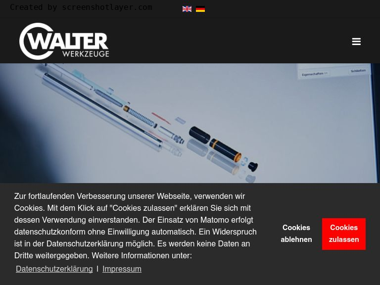 Firmenlogo vom Unternehmen Carl Walter Produktions GmbH & Co. KG aus Wuppertal