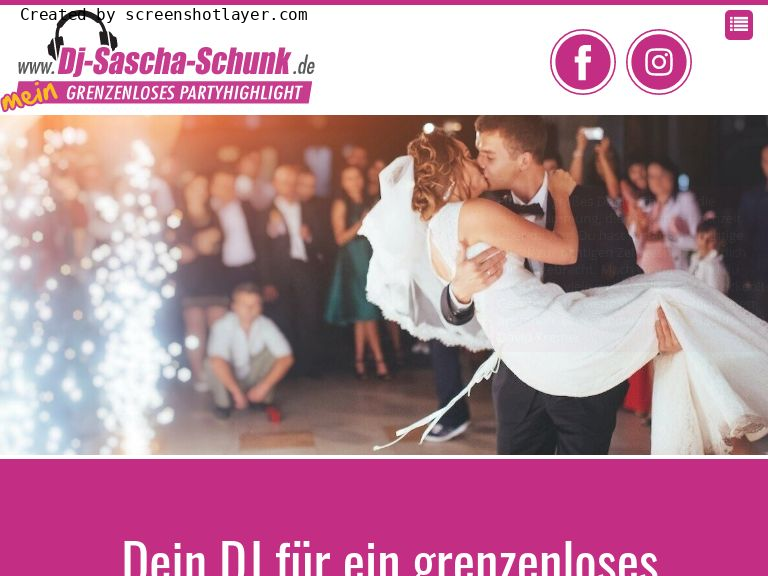 Firmenlogo vom Unternehmen DJ Sascha Schunk aus Eschweiler