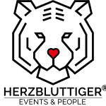 Firmenlogo vom Unternehmen Herzbluttiger Events & People aus Bonn (150px)