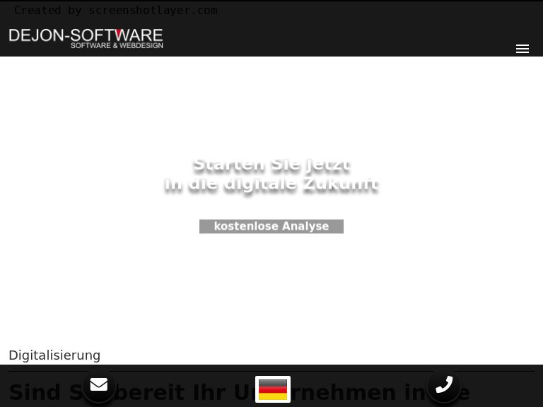 Firmenlogo vom Unternehmen DEJON-SOFTWARE aus Homburg