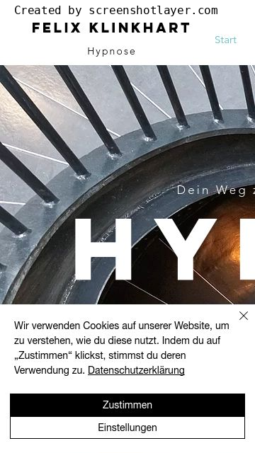 Firmenlogo vom Unternehmen Felix Klinkhart Hypnose aus Leipzig