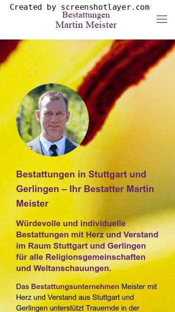 Firmenlogo vom Unternehmen Bestattungen Martin Meister Stuttgart aus Stuttgart