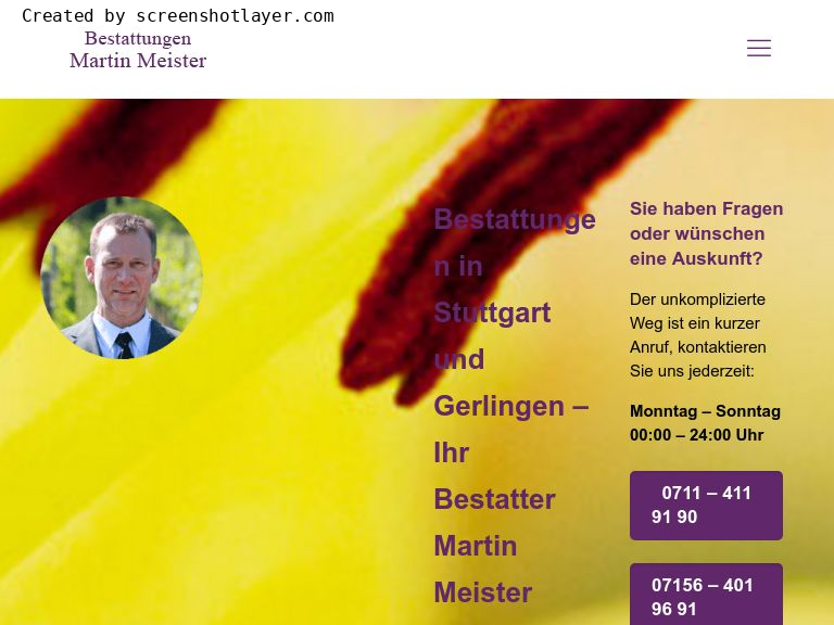 Firmenlogo vom Unternehmen Bestattungen Martin Meister Stuttgart aus Stuttgart