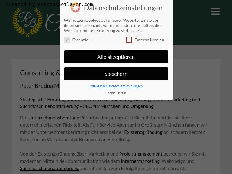 Firmenlogo vom Unternehmen SEO Berater Peter Brudna aus Wörthsee