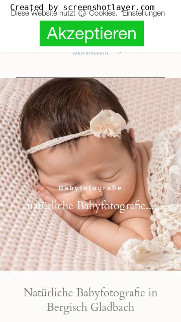 Firmenlogo vom Unternehmen Erstbelichtung Babyfotografie aus Bergisch Gladbach