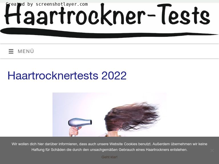 Firmenlogo vom Unternehmen Haartrocknertests aus Bielefeld