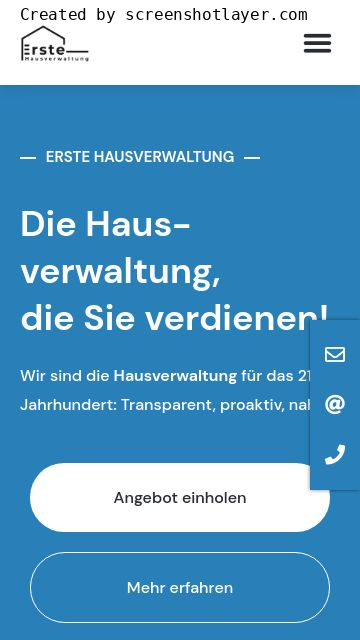 Firmenlogo vom Unternehmen Erste Hausverwaltung GmbH aus Köln