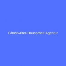 Firmenlogo vom Unternehmen Ghostwriter-Hausarbeit Agentur aus Berlin (220px)