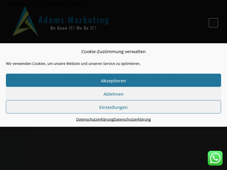 Firmenlogo vom Unternehmen Adams Marketing | Online Marketing Agentur aus Wallenborn