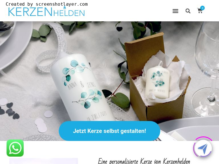 Firmenlogo vom Unternehmen Kerzenhelden aus Gelsenkirchen