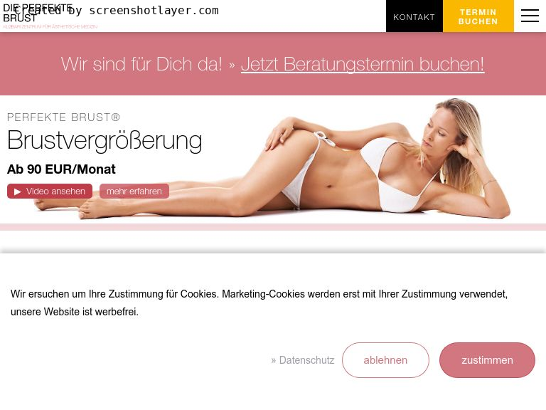 Firmenlogo vom Unternehmen Die perfekte Brust im Kuzbari Zentrum aus Wien