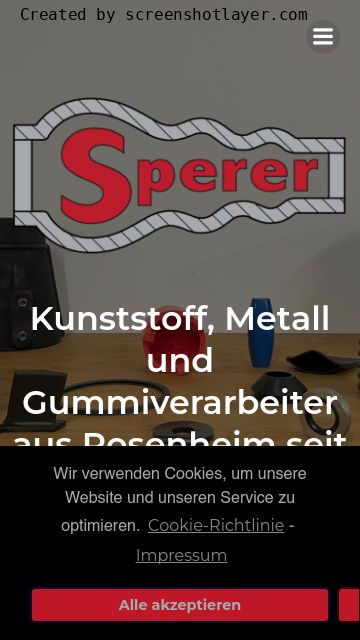 Firmenlogo vom Unternehmen Sperer GmbH aus Bad Aibling