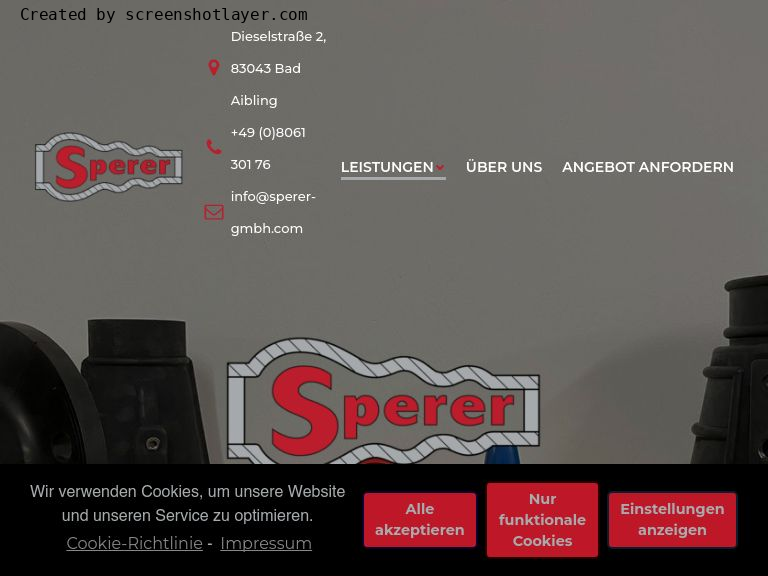 Firmenlogo vom Unternehmen Sperer GmbH aus Bad Aibling