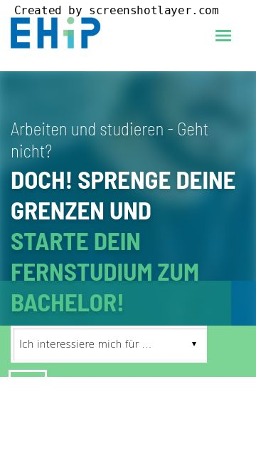 Firmenlogo vom Unternehmen EHIP GmbH aus Backnang