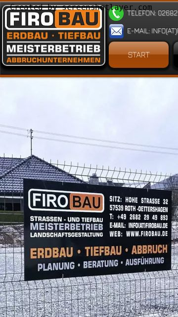 Firmenlogo vom Unternehmen FIROBAU - Straßen - und Tiefbau Meisterbetrieb aus Roth