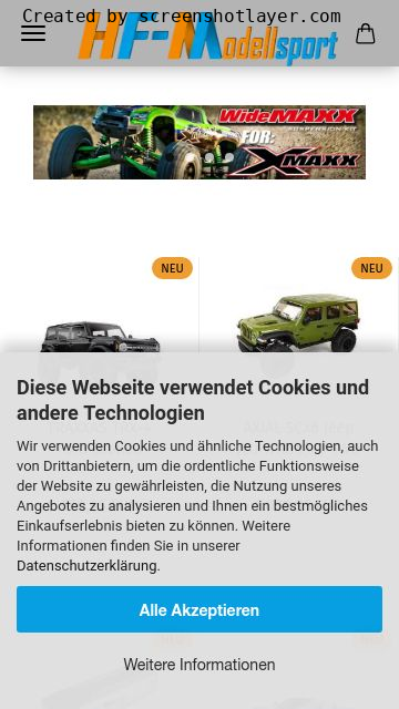 Firmenlogo vom Unternehmen HF-Modellsport aus Alteglofsheim