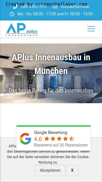 Firmenlogo vom Unternehmen APlus Innenausbau GmbH aus München