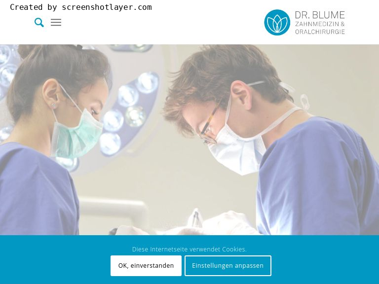 Firmenlogo vom Unternehmen DR. BLUME ZAHNMEDIZIN & ORALCHIRURGIE aus Mainz