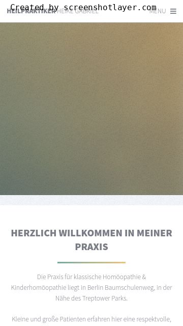 Firmenlogo vom Unternehmen Praxis für Homöopathie in Berlin - Heilpraktiker Heike Gabriel aus Berl