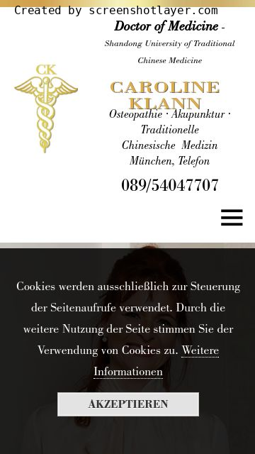 Firmenlogo vom Unternehmen Privatpraxis Osteopathie-TCM Akupunktur Caroline Klann aus München