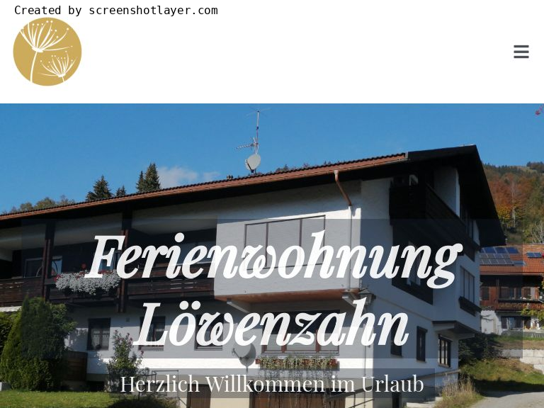 Firmenlogo vom Unternehmen Fewo Löwenzahn aus Oberstaufen