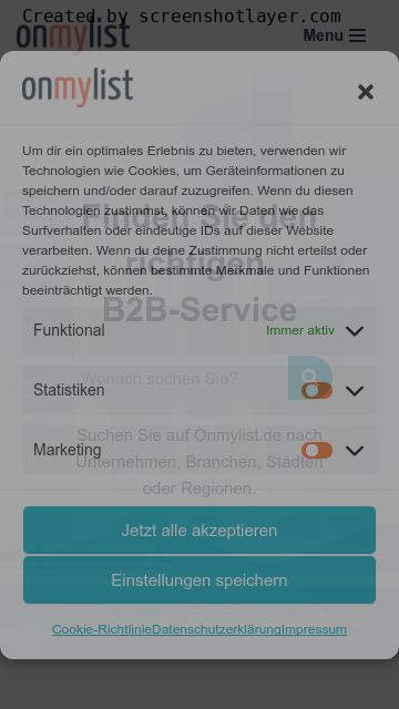 Firmenlogo vom Unternehmen Onmylist GmbH aus Bexbach