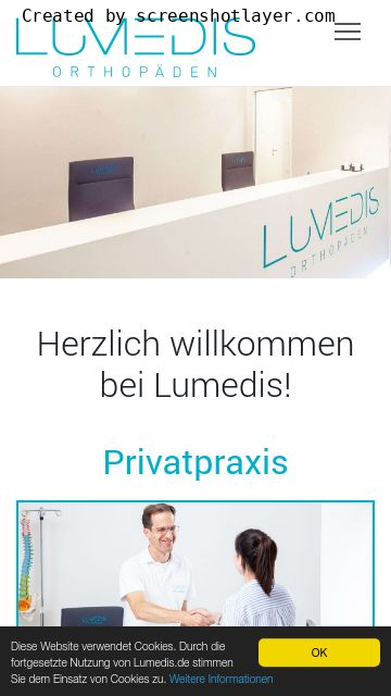 Firmenlogo vom Unternehmen Lumedis - Ihre Orthopäden aus Frankfurt aus Frankfurt am Main