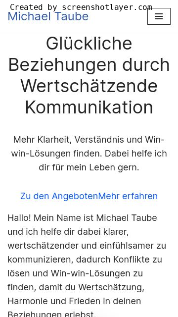 Firmenlogo vom Unternehmen Michael Taube - Training & Coaching Wertschätzende Kommunikation aus Ber