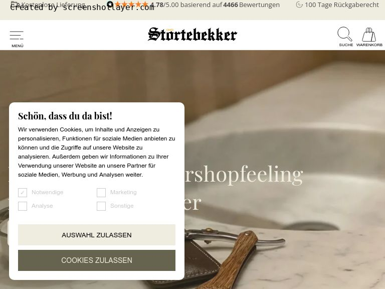 Firmenlogo vom Unternehmen Störtebekker Shaving Accessories GmbH aus Obertshausen