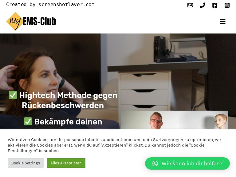 Firmenlogo vom Unternehmen myEMS-Club aus Hamburg