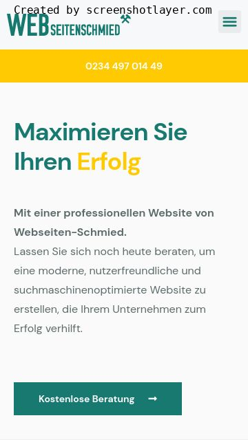 Firmenlogo vom Unternehmen Webseitenschmied aus Bochum