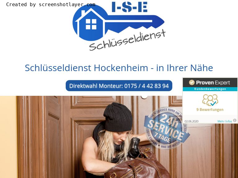 Firmenlogo vom Unternehmen ISE Schlüsseldienst Mannheim aus Mannheim