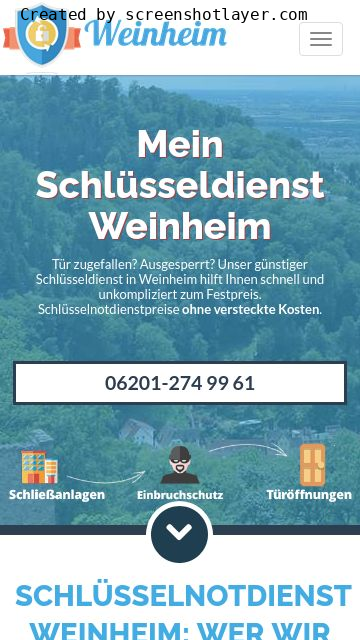 Firmenlogo vom Unternehmen Mein Schlüsseldienst Weinheim aus Weinheim