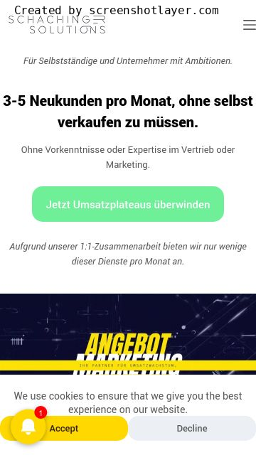 Firmenlogo vom Unternehmen Schachinger Solutions GmbH aus Hörsching