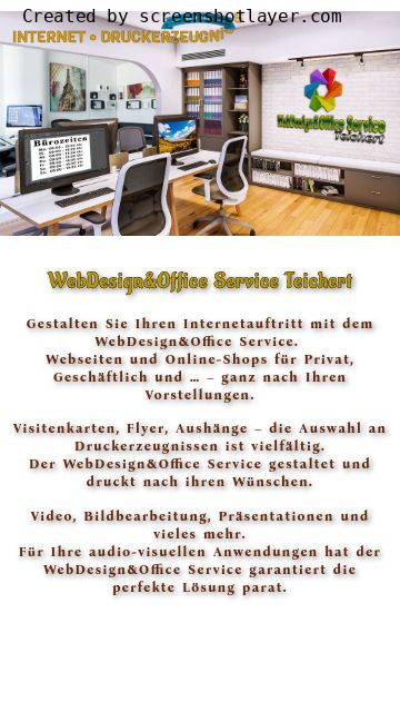 Firmenlogo vom Unternehmen WebDesign&Office Service Teichert aus Ziltendorf