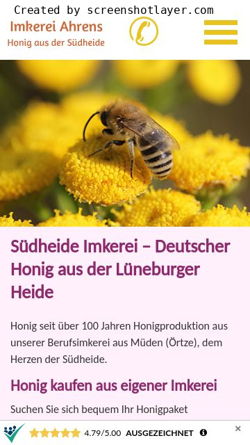 Imkerei Ahrens Deutscher Honig