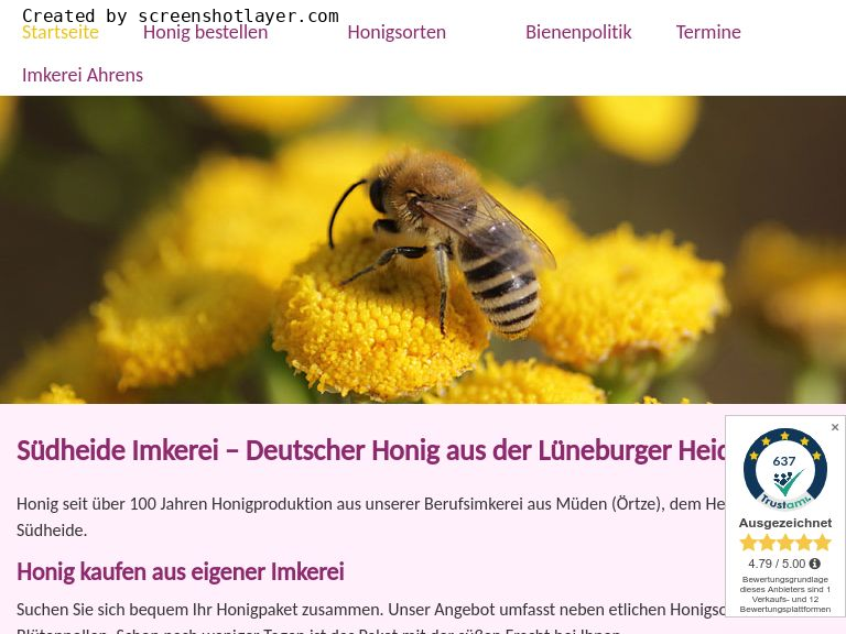 Imkerei Ahrens Deutscher Honig