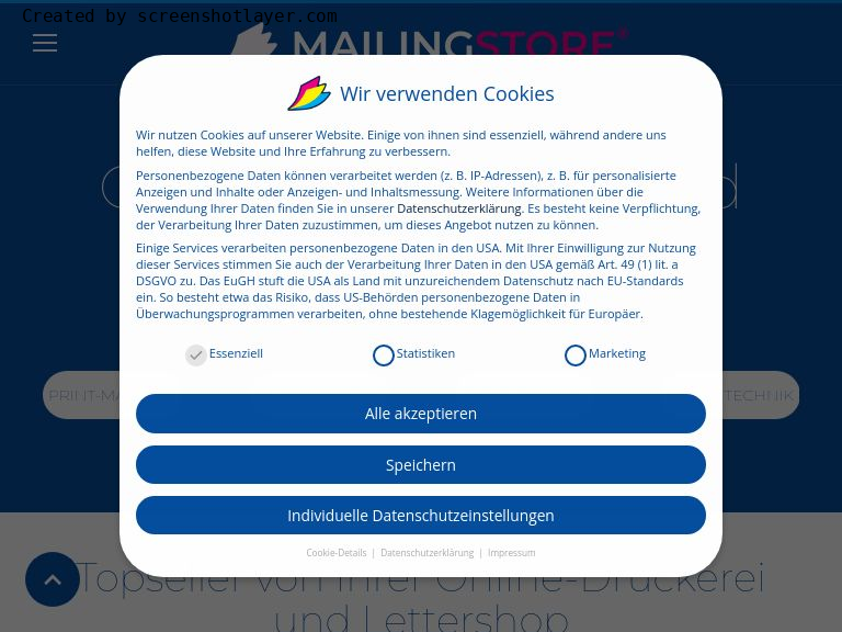 Firmenlogo vom Unternehmen MAILINGSTORE aus Ergolding