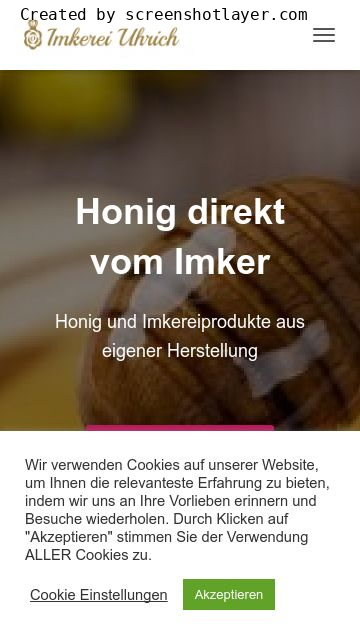 Firmenlogo vom Unternehmen Imkerei Uhrich aus Würselen