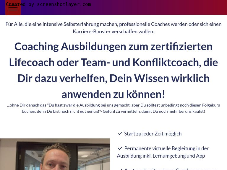 Firmenlogo vom Unternehmen Lifecoach Academy Berlin aus Berlin