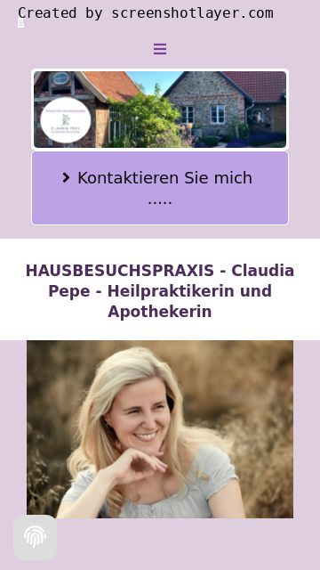 Firmenlogo vom Unternehmen Naturheilpraxis Claudia Pepe aus Artlenburg