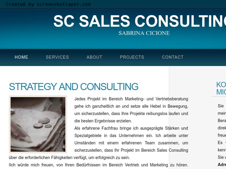 Firmenlogo vom Unternehmen SC Sales Consulting - Sabrina Cicione aus Weil im Schönbuch