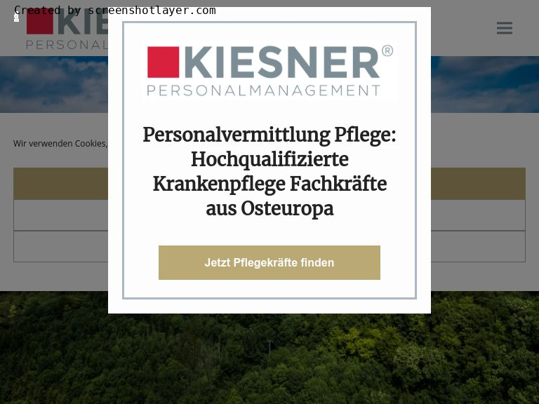 Firmenlogo vom Unternehmen Kiesner Personalmanagement GmbH aus Empfingen